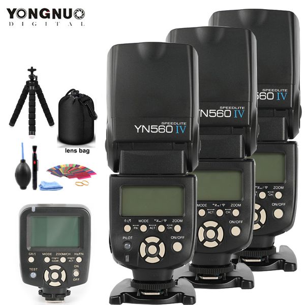 

flashes yongnuo yn560 iv yn-560 master radio flash speedlite speedlight + yn-560tx controller for d760 d7200 d810 d600 d5000