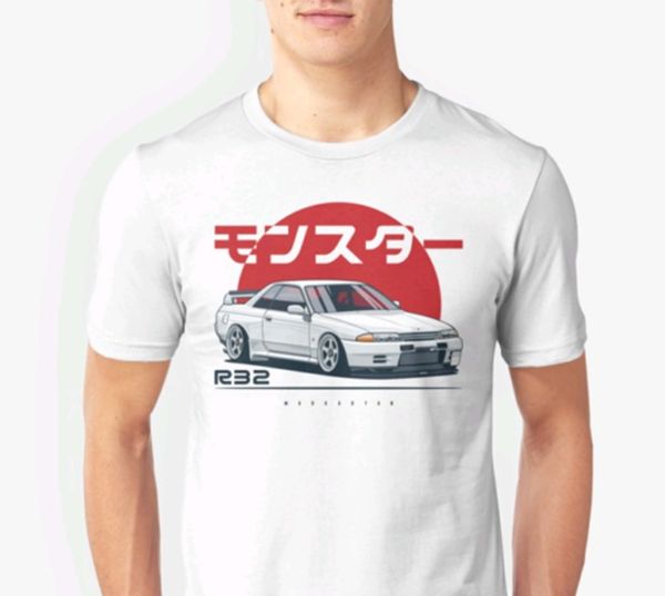 

car skyline r32 gtr men's t-shirt clothing 2019 new funny tee casual men's streetwear short sleeve t shirts designer