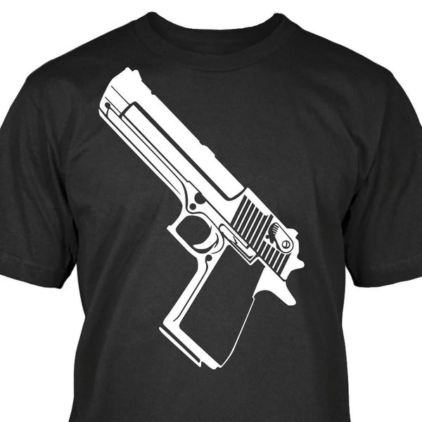 

2019 new cool t-shirt cotton man t-shirt sleling design desert eagle t-shirt
