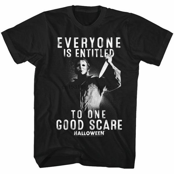 

halloween one good scare black t-shirt