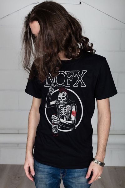 

nofx antiguo calavera camiseta con licencia nuevo merchandising