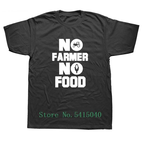 

weelsgao new summer style no farmer no food t shirts men clothing short sleeve funny farm t-shirts camisetas mens