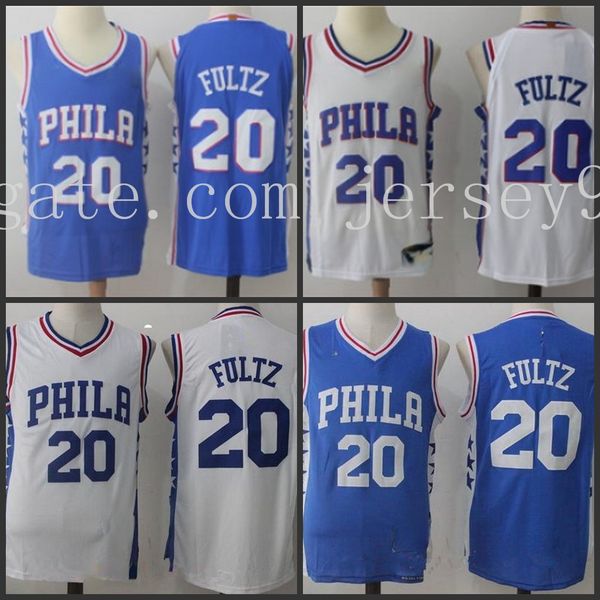 

philadelphia 76ers men 20 markelle fultz retro soccer jersey, Black