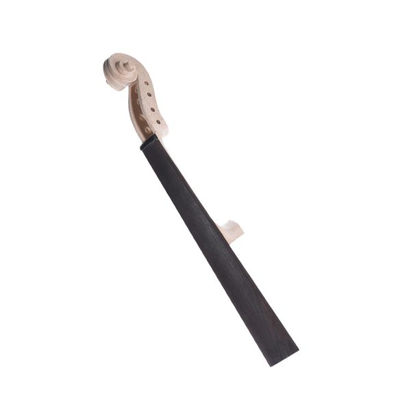 

hand carved violin maple neck & ebony fingerboard unfinished for violin parts accessories