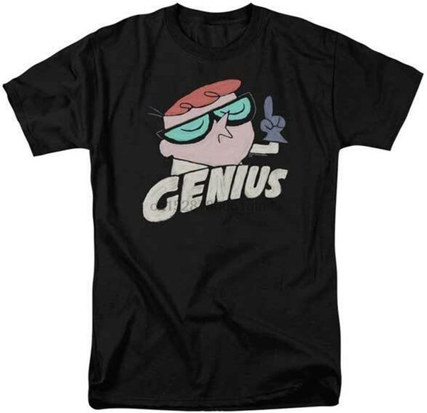 

dexters laboratory cartoon genius t shirt breathable tee shirt