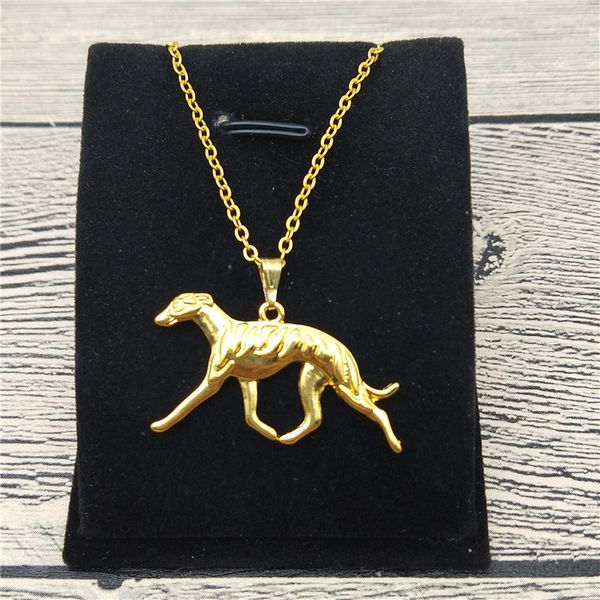 

pendant necklaces whippet necklace trendy style women fashion pet jewellery animal dog, Silver