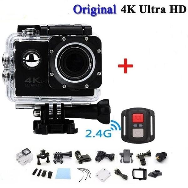 

pro cam sport action con telecomando camera 4k videocamera wifi ultra hd 16mp dvr спортивный открытый дайвинг велосипеда видеокамера