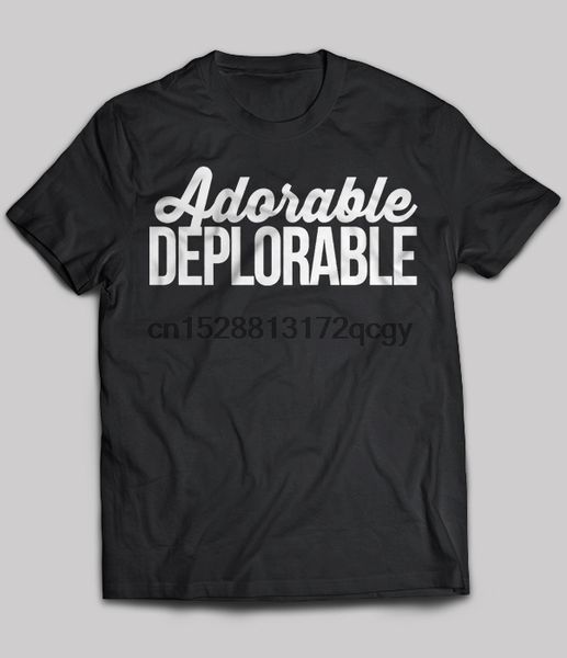 

brand adorable deplorable t-shirt 2019 men short sleeve t-shirt