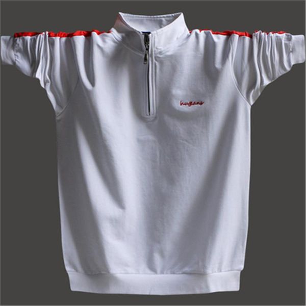 

stand collar hoody men long sleeves panelled zipper pullover male loose cotton sweatshirt oversize 5xl rm50243, Black