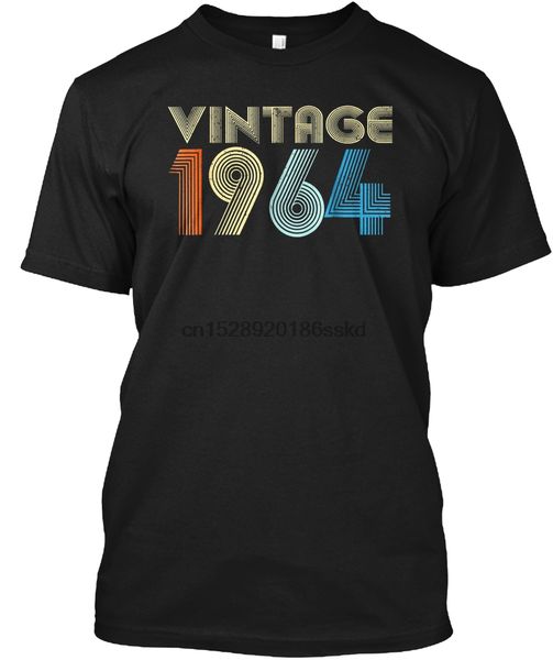 

men t shirt 55th birthday gift vintage 1964 t-shirt tshirts women t-shirt