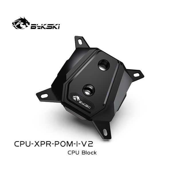 

fans & coolings bykski pom black cpu water block for intel lga 1150 1151 1155 1156 ,2011,2066 ,processor watercooler ,cpu-xpr-pom-i-v2