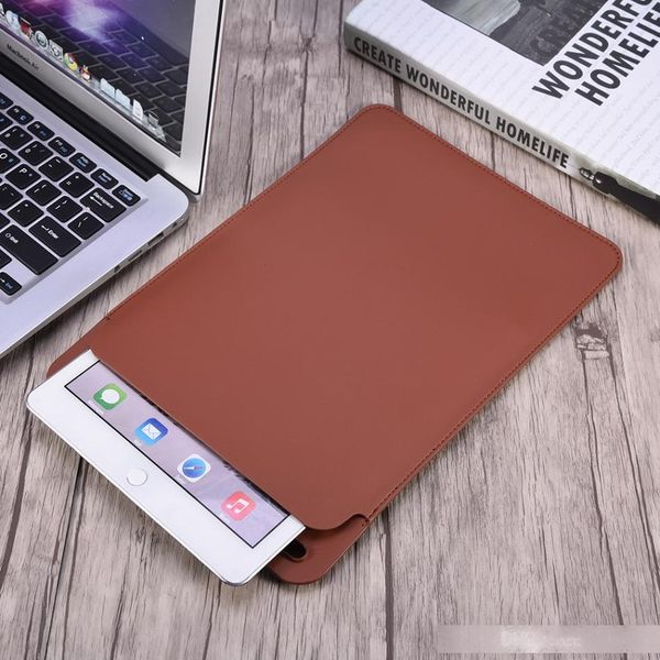 

for ipad 9.7 inch / 10.5 inch pu leather sleeve case protector cover pouch skin with pencil slot