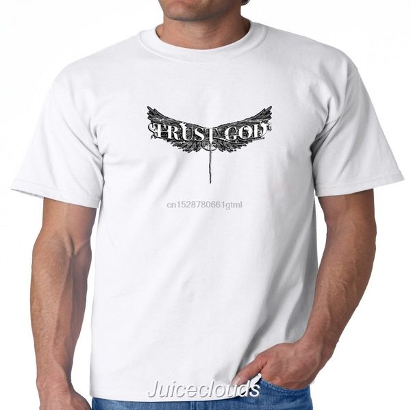 

религиозная тенниска бог трест иисус крест христианского mens tee
