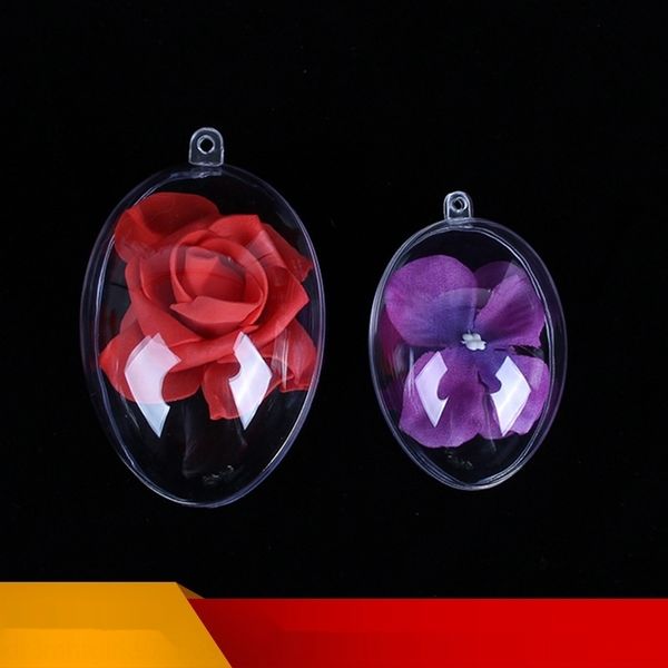 

ps high transparent plastic ovalplane oval hollow christmas window decoration hanging ball christmas ball xqf65