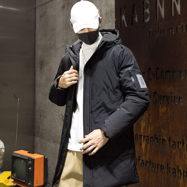 

ds men's wear | new mid long coat for men in 2020 winter, Black