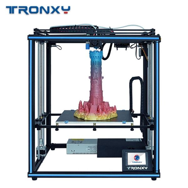 

tronxy x5sa 3d сенсорного экрана принтера авто выравнивания нить датчик очагом размер 330 * 330мм full metal professional diy impresora 3d