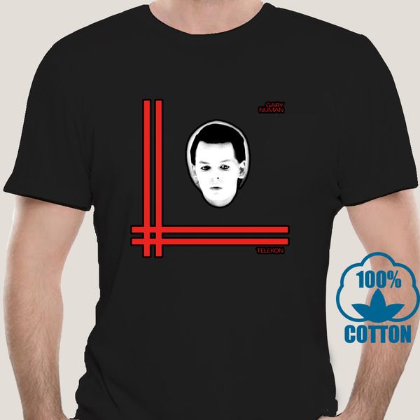 

3696a gary numan (tubeway army) telekon 1980 t-shirt - brand new2019 able brand 695%cotton printed round neck t-shirts wh