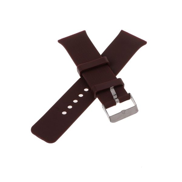 

ootdty ootdty silicone wrist band strap metal buckle bracelet replacement for dz09 smart watch new hot