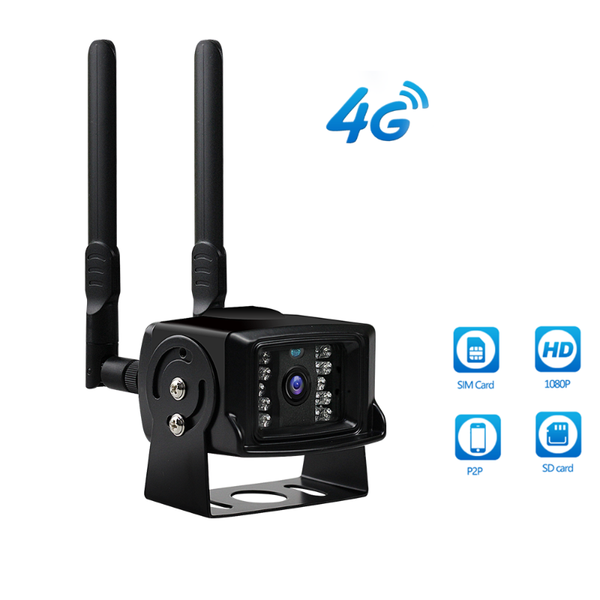 

full hd 1080p 4g sim card wi-fi ip camera onvif metal case waterproof outdoor cctv security cameras 128g sd card slot 960p 720p