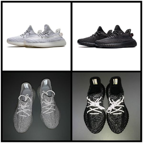 

new high-quality basf reflective v2 corso running shoes static reflective cool soft classic casual shoes, Black