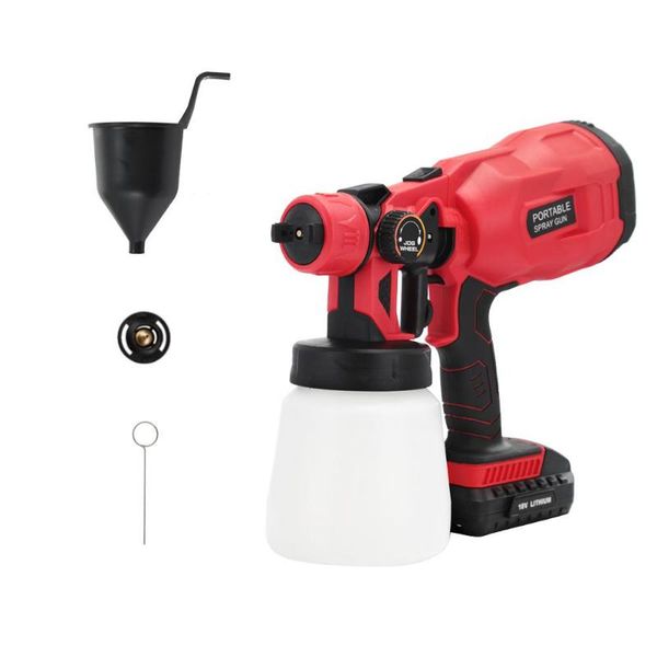 

electric paint sprayer 18v lithium battery wireless high power electric paint sprayer with nozzle eu plug