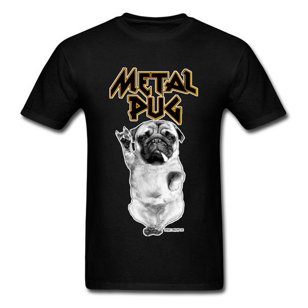 

retro metal pug customized t-shirts crew neck winter soldier mens shirts short kanye west ostern day retro style mens tees