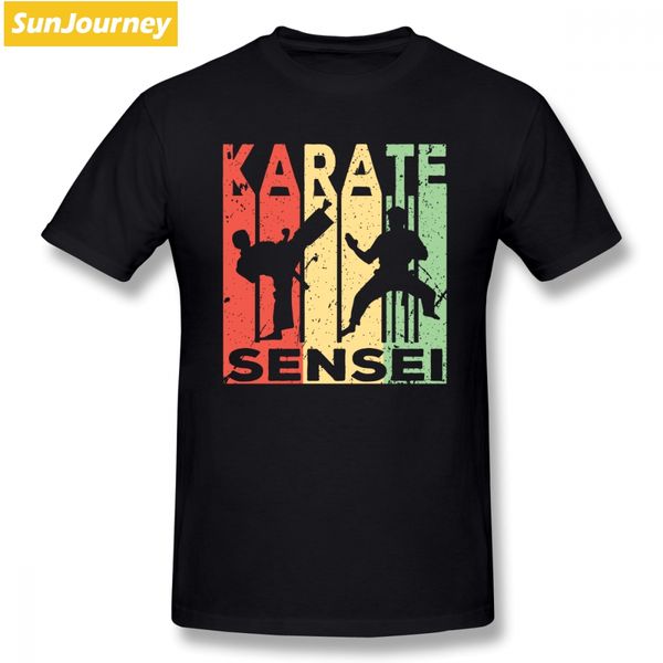

karate vintage retro men t shirt fashion party big size o-neck cotton short sleeve custom t shirt men