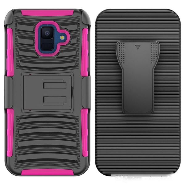 

for iphone xr xs max lg q7 plus hybrid armor case robot cover combo heavy duty with clip phone case oppbag