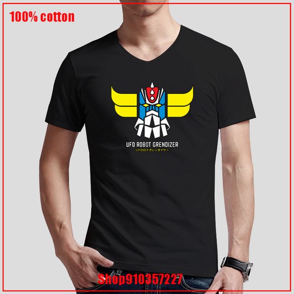 

ufo robot grendizer 3d печати япония аниме мужская v-образный вырез повседневный tshirt лето tshirt homme моды top тройники с коротким рукав