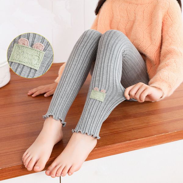 

leggings kid toddlers warm leggings baby kid girl stretchy pants trousers teen girls clothing 2020 new, Blue