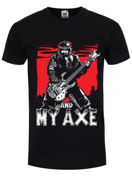 

and my axe men's black t-shirt hip hop clothing cotton short sleeve t shirt tee summer 2018 100% cotton