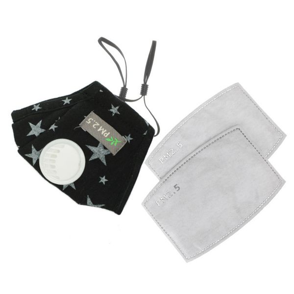 

2021masks with dhl valve shipping breath pm2.5 mouth mask kids cartoon reusable washable anti- o1j1