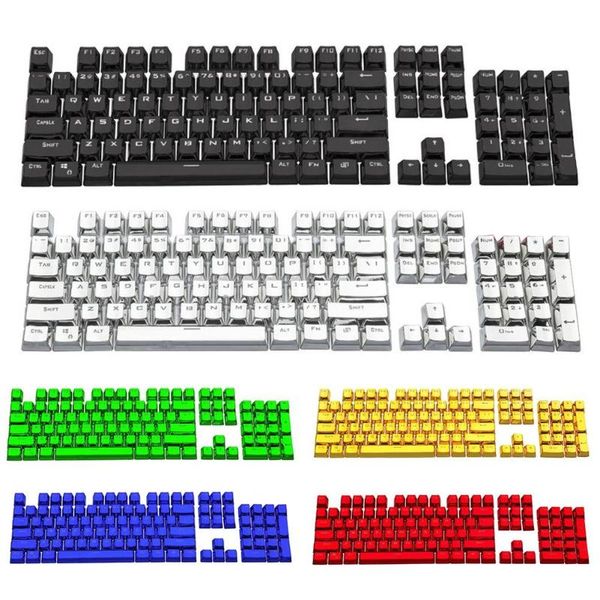 

keyboards 104pcs/set abs stylish backlight key caps replacement for mechanical
