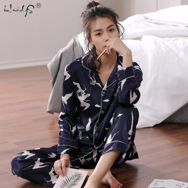 

любители зимних пижама пара unisex шелк пижама soft pajama наборы nightgown женщина pajama наборы с длинным рукавом lounge pijamas, Black;brown