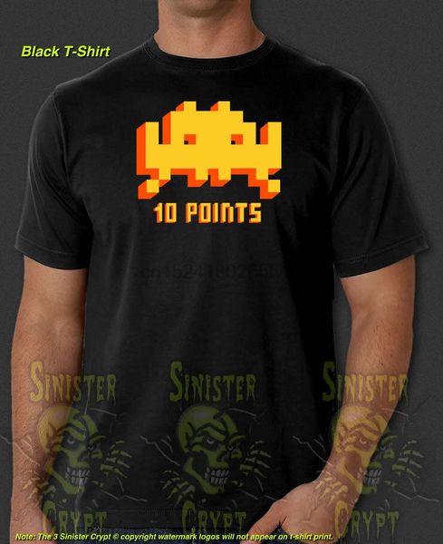 

space invaders it crowd 10 очков ретро аркады видео игры новый t-shirt s-6xl