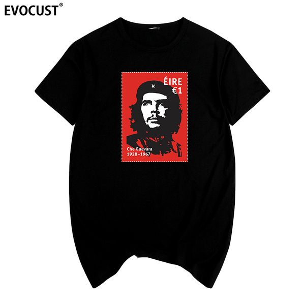 

che guevara stamp retro summer print t-shirt cotton men t shirt new women tee