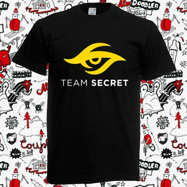 

limited neu dota 2 team secret logo multiplayer game t shirt s-5xl
