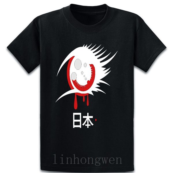 

a japanese anime eye t shirt funny spring autumn pattern o-neck anti-wrinkle cotton custom letters shirt