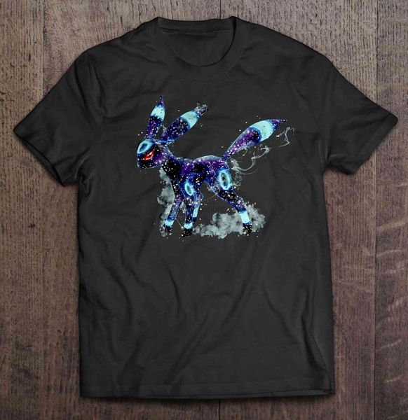 

мужчины футболка блестящей umbreon женщина футболка