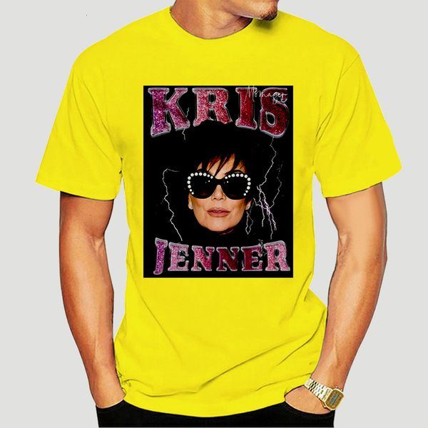 

kris jenner t-shirt размер s-2xl черного цвета present случайной футболка-2632d