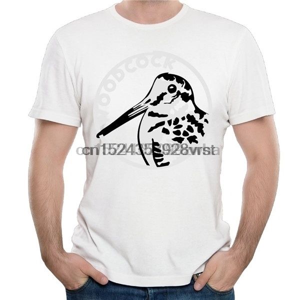 

men fashion woodcock circle printed t shirt summer casual tee women t shirt