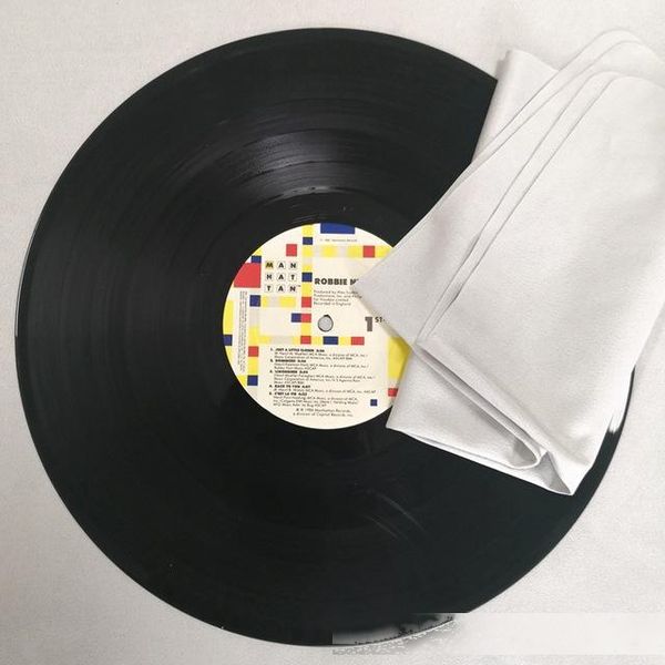 

consumer electronics 2pcs large cleaning cloth absorbent soft cloth for lp vinyl record turntables consumer electronics