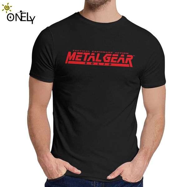 

summer game mgs metal gear solid t-shirt for man crazy organic cotton clothes fashion crewneck