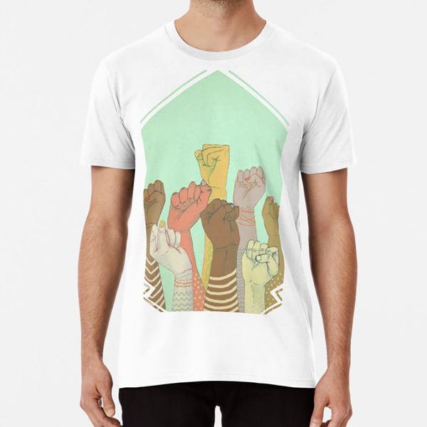 

together t shirtt shirt hands fists arms pattern patterning colorful diversity together people