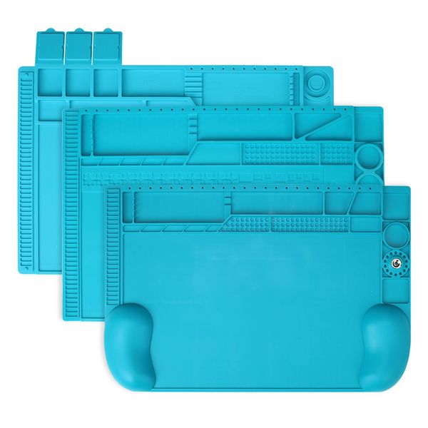 

mechanic insulation silicone repair mat high heat resistance work pad for phone pcb bga esd solder welding repair mat