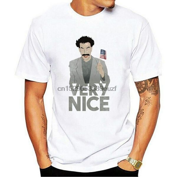 

борат футболка смешной унисекс very nice борат baron comedy казахстан guy рубашка graphic tee shirt