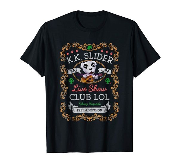 

brand men shirt animal crossing kk slider live show poster graphic t shirt