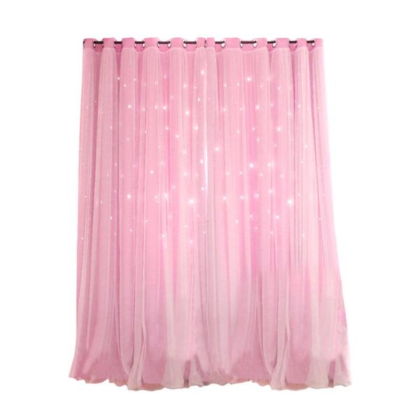 

elegant beautiful layers window curtains double fabric and net blinds for bedroom study office