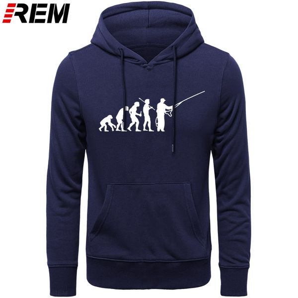 

rem fashion evolution fishinger men fish joke fisherman carp funny gift cotton long sleeve hoodies, sweatshirts
