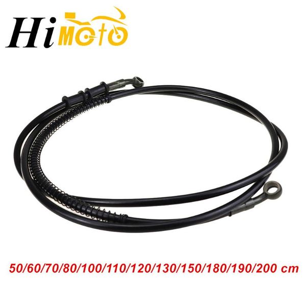 

500-2000mm 100cm 110cm 120cm 130cm 150cm 180cm motorcycle brake pipe hydraulic reinforce brake clutch oil hose line pipe tube